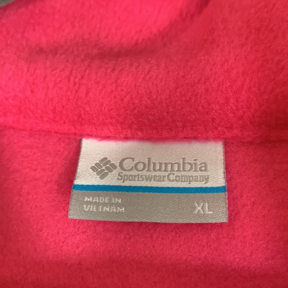 Columbia Pink Fluffy Zip-Up Sweater - Picture 9 of 10
